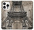 S3416 Eiffel Tower Blueprint Case For iPhone 16 pro