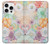 S3705 Pastel Floral Flower Case For iPhone 16 pro