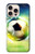 S3844 Glowing Football Soccer Ball Case For iPhone 16 pro
