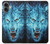 S0752 Blue Fire Grim Wolf Case For iPhone 16 plus