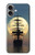 S2897 Pirate Ship Moon Night Case For iPhone 16 plus