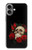 S3753 Dark Gothic Goth Skull Roses Case For iPhone 16 plus