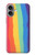 S3799 Cute Vertical Watercolor Rainbow Case For iPhone 16 plus