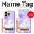 S2361 Purple White Flowers Case For iPhone 16 pro max