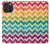 S2362 Rainbow Colorful Shavron Zig Zag Pattern Case For iPhone 16 pro max