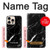 S2895 Black Marble Graphic Printed Case For iPhone 16 pro max