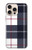 S3452 Plaid Fabric Pattern Case For iPhone 16 pro max