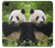 S1073 Panda Enjoy Eating Case For iPhone 5 5S SE