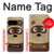 S2825 Cute Cartoon Raccoon Case For Google Pixel 9