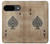 S2928 Vintage Spades Ace Card Case For Google Pixel 9