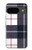 S3452 Plaid Fabric Pattern Case For Google Pixel 9