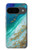 S3920 Abstract Ocean Blue Color Mixed Emerald Case For Google Pixel 9