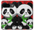 S3929 Cute Panda Eating Bamboo Case For Google Pixel 9