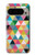 S3049 Triangles Vibrant Colors Case For Google Pixel 9 Pro