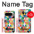 S3049 Triangles Vibrant Colors Case For Google Pixel 9 Pro