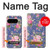 S3265 Vintage Flower Pattern Case For Google Pixel 9 Pro