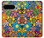 S3281 Colorful Hippie Flowers Pattern Case For Google Pixel 9 Pro