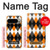 S3421 Black Orange White Argyle Plaid Case For Google Pixel 9 Pro