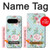 S3494 Vintage Rose Polka Dot Case For Google Pixel 9 Pro