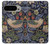 S3791 William Morris Strawberry Thief Fabric Case For Google Pixel 9 Pro