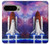 S3913 Colorful Nebula Space Shuttle Case For Google Pixel 9 Pro