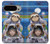 S3915 Raccoon Girl Baby Sloth Astronaut Suit Case For Google Pixel 9 Pro