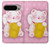 S3025 Pink Maneki Neko Lucky Cat Case For Google Pixel 9 Pro XL