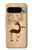 S3081 Wooden Raindeer Graphic Printed Case For Google Pixel 9 Pro XL