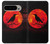 S3328 Crow Red Moon Case For Google Pixel 9 Pro XL