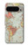 S3418 Vintage World Map Case For Google Pixel 9 Pro XL