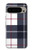 S3452 Plaid Fabric Pattern Case For Google Pixel 9 Pro XL