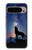 S3555 Wolf Howling Million Star Case For Google Pixel 9 Pro XL