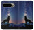 S3555 Wolf Howling Million Star Case For Google Pixel 9 Pro XL