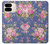 S3265 Vintage Flower Pattern Case For Google Pixel 9 Pro Fold