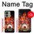 S1431 Skull Drum Fire Rock Case For Motorola Edge (2023), Edge 40