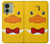 S2760 Yellow Duck Tuxedo Cartoon Case For Motorola Edge (2023), Edge 40