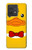 S2760 Yellow Duck Tuxedo Cartoon Case For Motorola Edge 40 Neo