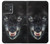 S2823 Black Wolf Blue Eyes Face Case For Motorola Edge 40 Neo