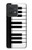 S3078 Black and White Piano Keyboard Case For Motorola Edge 40 Neo