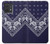 S3357 Navy Blue Bandana Pattern Case For Motorola Edge 40 Neo