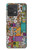 S3879 Retro Music Doodle Case For Motorola Edge 40 Neo