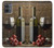 S1316 Grapes Bottle and Glass of Red Wine Case For Motorola Moto G14