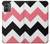 S1849 Pink Black Chevron Zigzag Case For Motorola Moto G14
