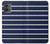 S2767 Navy White Striped Case For Motorola Moto G14