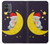 S2849 Cute Sleepy Owl Moon Night Case For Motorola Moto G14