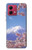 S1060 Mount Fuji Sakura Cherry Blossom Case For Motorola Moto G84