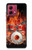 S1431 Skull Drum Fire Rock Case For Motorola Moto G84