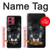 S2823 Black Wolf Blue Eyes Face Case For Motorola Moto G84