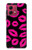 S2933 Pink Lips Kisses on Black Case For Motorola Moto G84