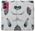 S3085 Feather Paint Pattern Case For Motorola Moto G84